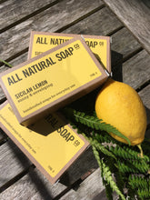 Load image into Gallery viewer, All Natural Soap - Sicilian Lemon
