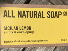 Load image into Gallery viewer, All Natural Soap - Sicilian Lemon
