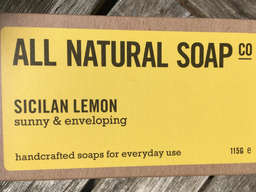 All Natural Soap - Sicilian Lemon