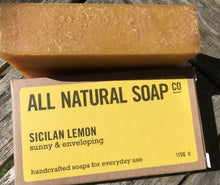 Load image into Gallery viewer, All Natural Soap - Sicilian Lemon
